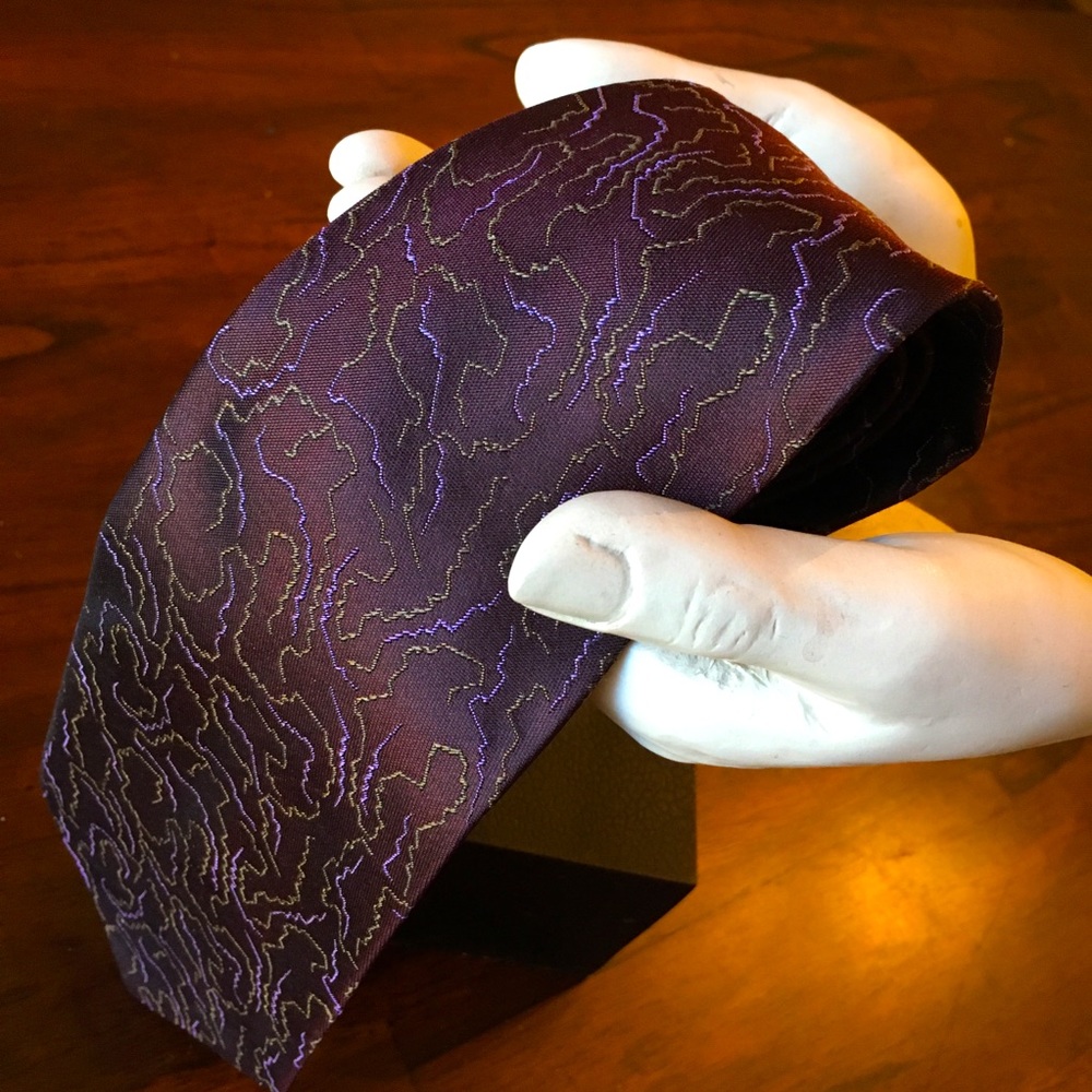 Andrea Fezza 100% pure Italian silk tie, luxury casual or formal wear
